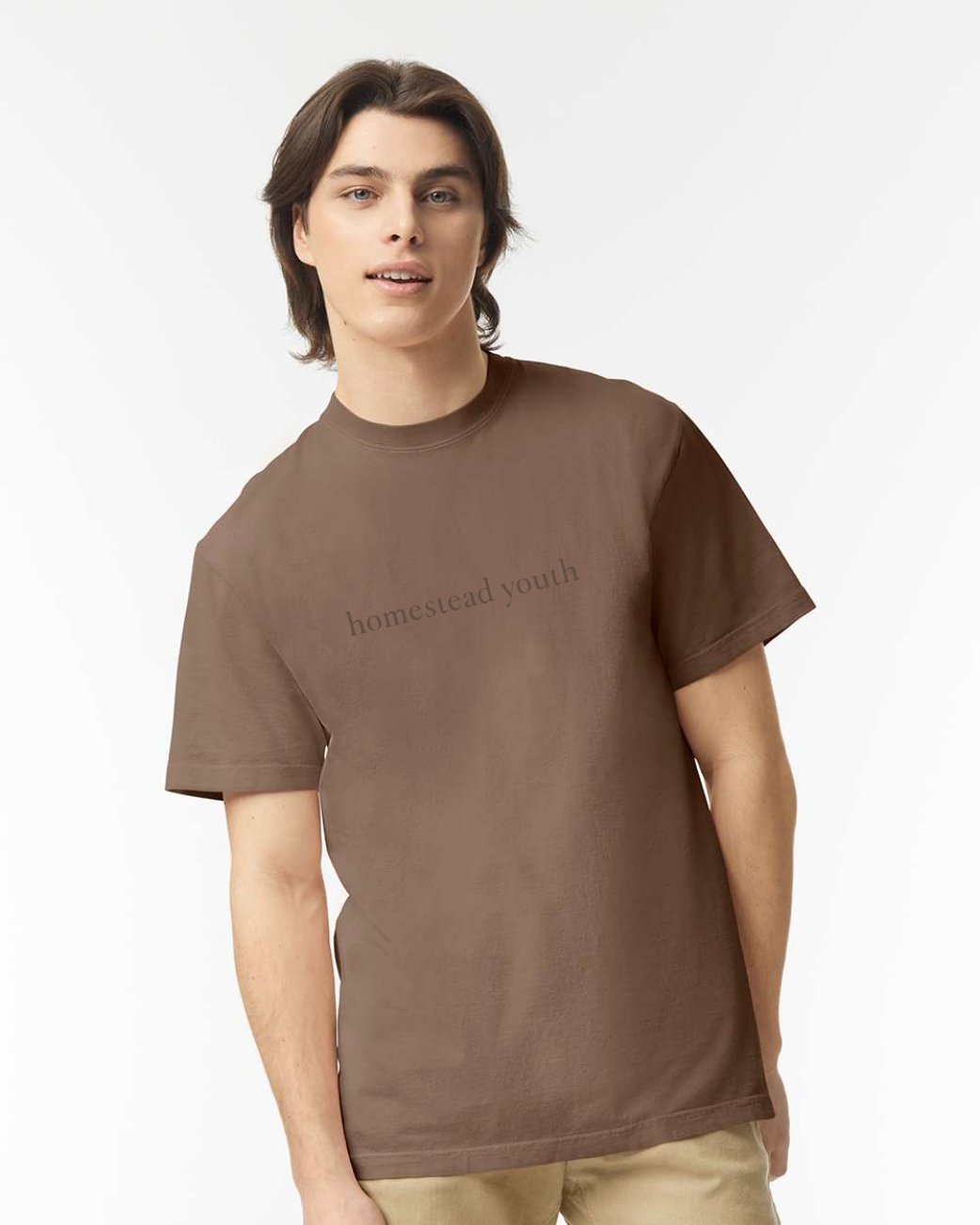 Youth - Espresso tone on tone Tee